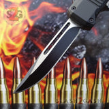 S2G Tactical Small 7" OTF Bullet HK Automatic Knife - 6 Blade Options Single Edge Plain Knife-OTF - Tophatter Daily Deals