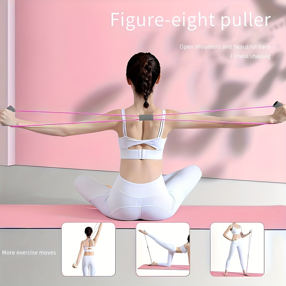 Yoga Pilates Fitness Set with Accessories (8pcs) Fitness - Tophatter Daily Deals
