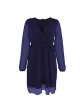 Surplice Balloon Sleeve Mini Dress Casual Dresses - Tophatter Daily Deals