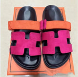Velcro Casual Thick Bottom For Outdoors Sandals For Women Rose Red Humidifier - Tophatter Daily Deals
