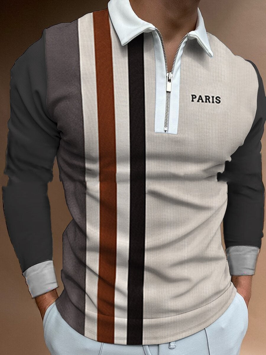Soft Textured Men's Polo Sweater - Geometric Knit, Cotton TSHX11027020 3D Changing Face Moving Picture Frame - Tophatter Daily Deals