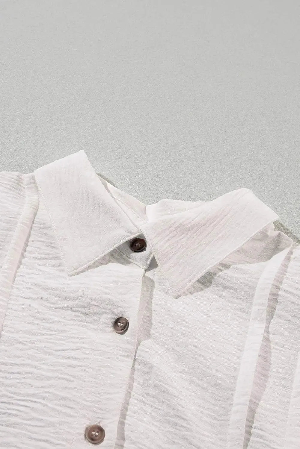 Collared Neck Short Sleeve Mini Dress Casual Dresses - Tophatter Daily Deals