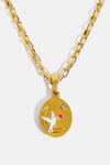 Stainless Steel 18K Gold-Plated Necklace Pigeons One Size Necklaces - Tophatter Daily Deals