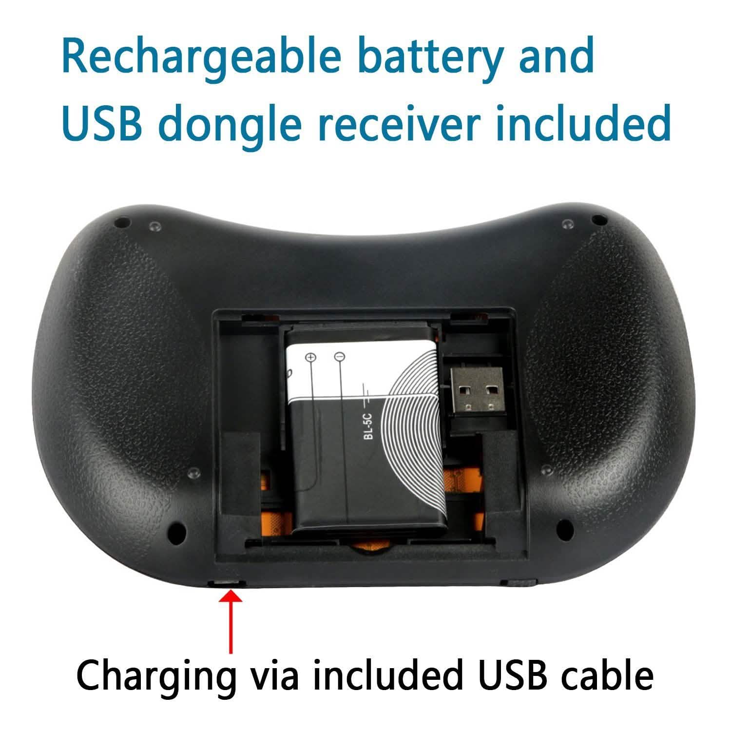 2.4G Mini Wireless Keyboard Touchpad Computer Accessories - Tophatter Daily Deals