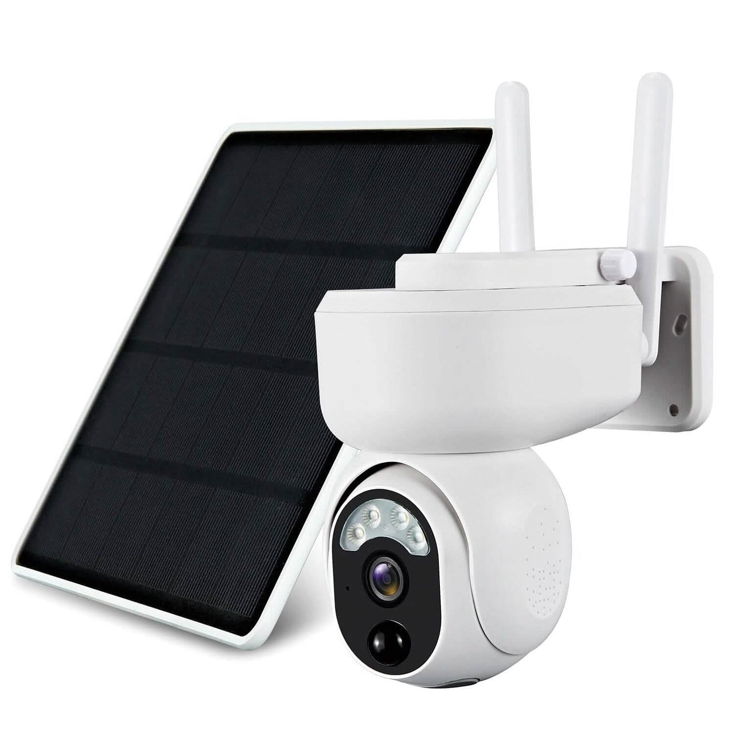 2.4G Wifi Solar Wireless 1080P Surveillance Camera with Flood Light Night Vision Smart Home & Security - Tophatter Daily Deals