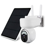 2.4G Wifi Solar Wireless 1080P Surveillance Camera with Flood Light Night Vision Smart Home & Security - Tophatter Daily Deals