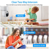 2.4G Wifi Solar Wireless 1080P Surveillance Camera with Flood Light Night Vision Smart Home & Security - Tophatter Daily Deals