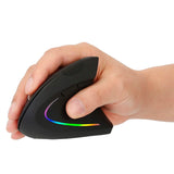 2.4G Wireless Vertical Mouse Ergonomic Optical Mice Computer Accessories - Tophatter Daily Deals