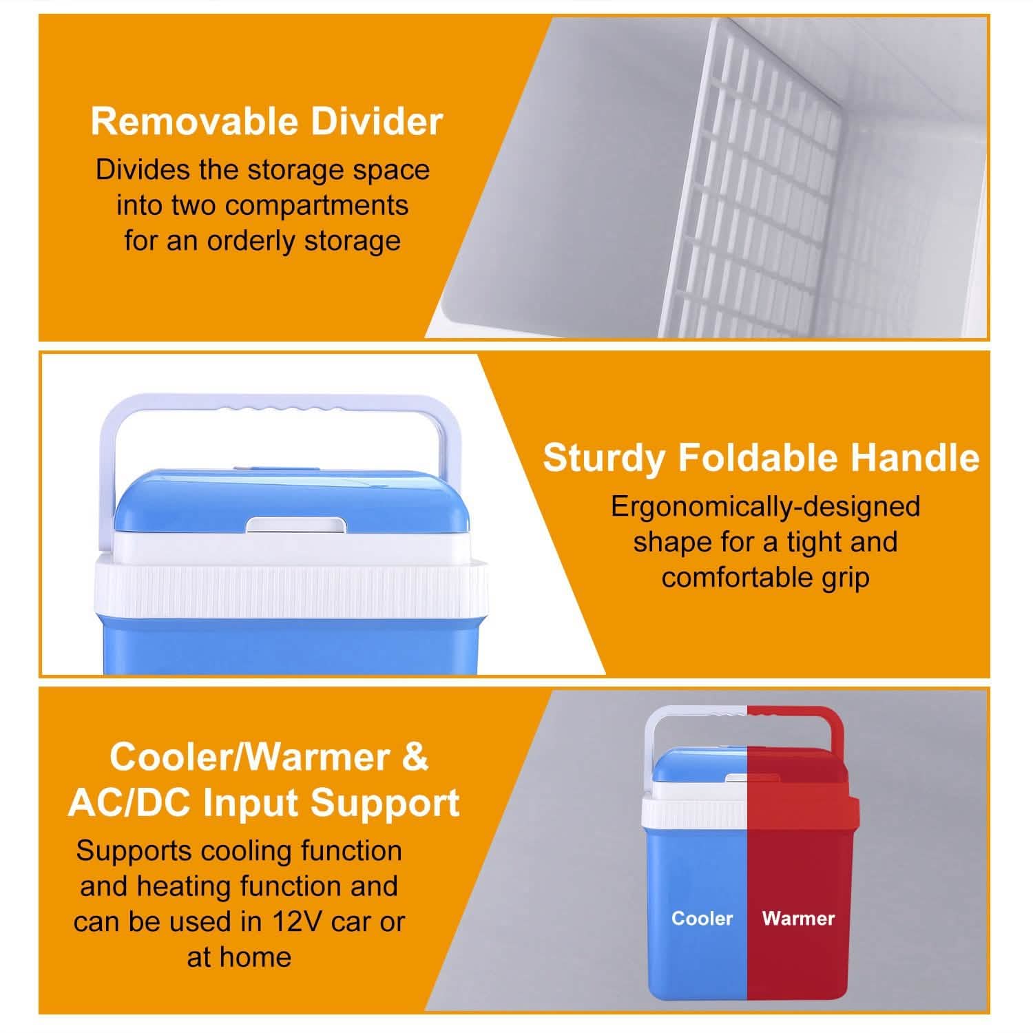 24L 12V Car Portable Refrigerator Travel Cooler Automotive - Tophatter Daily Deals