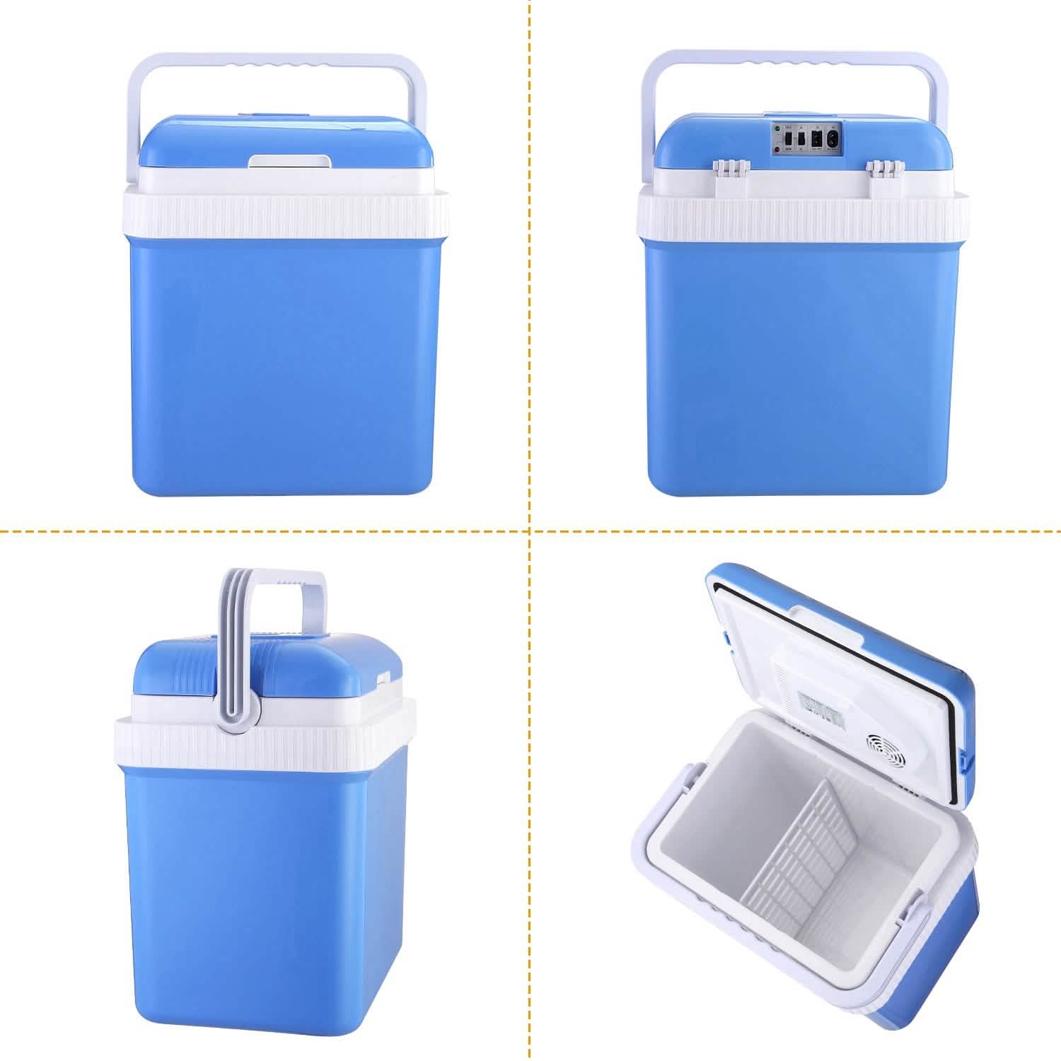 24L 12V Car Portable Refrigerator Travel Cooler Automotive - Tophatter Daily Deals