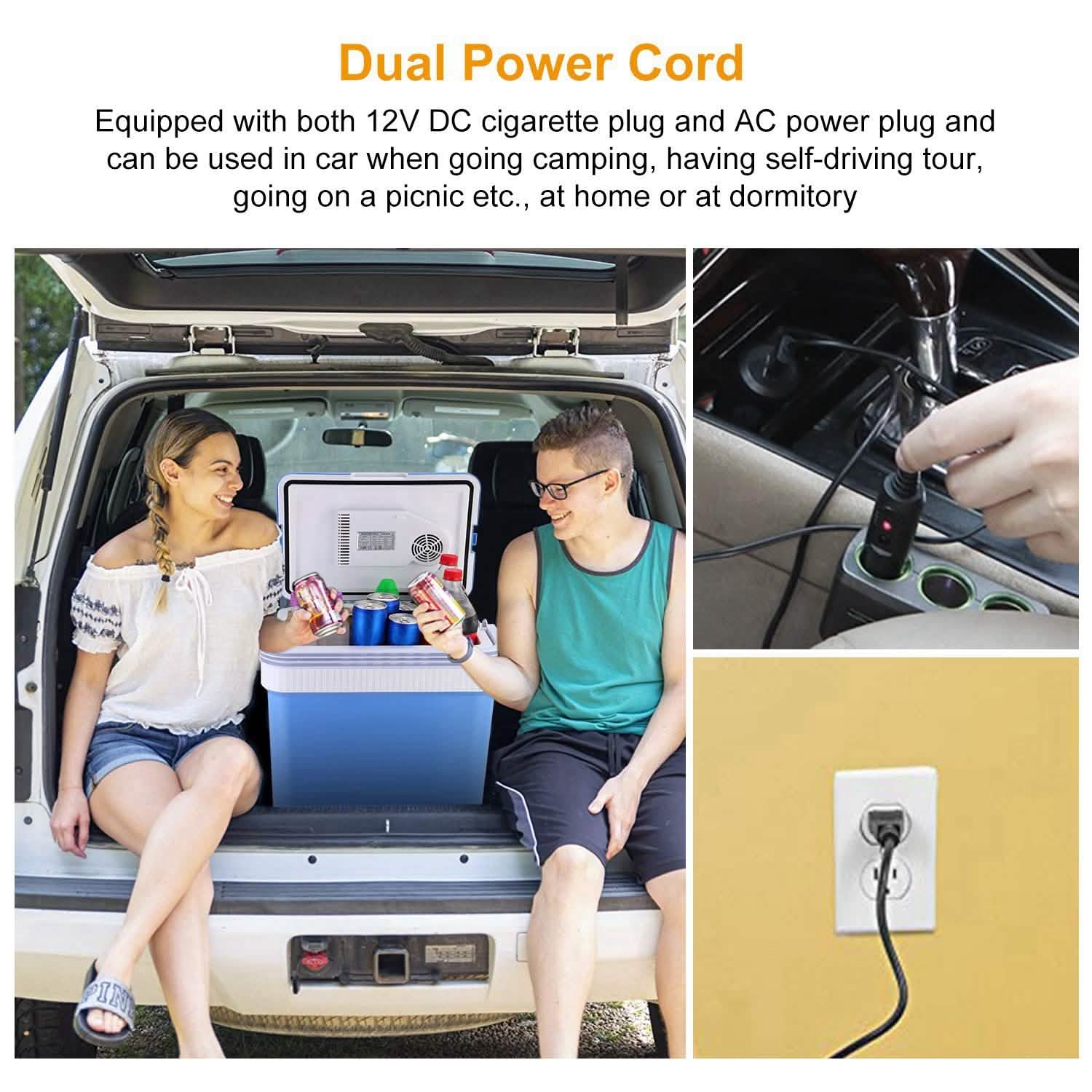 24L 12V Car Portable Refrigerator Travel Cooler Automotive - Tophatter Daily Deals