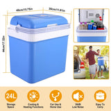 24L 12V Car Portable Refrigerator Travel Cooler Automotive - Tophatter Daily Deals