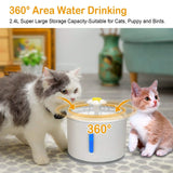 2.4L Automatic Pet Water Fountain Pet Supplies - Tophatter Daily Deals