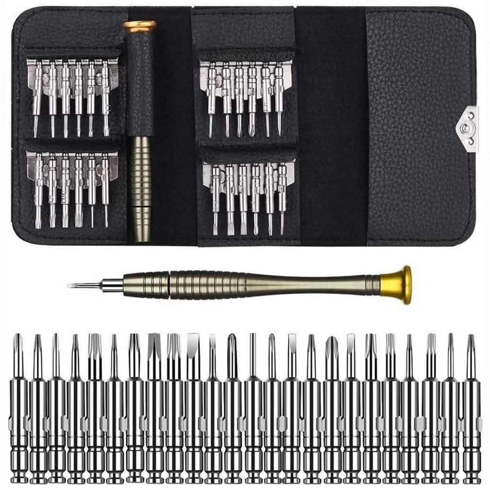 25-in-1 Multi-Purpose Precision Screwdriver Wallet Kit Repair Tools Home Improvement - Tophatter Daily Deals
