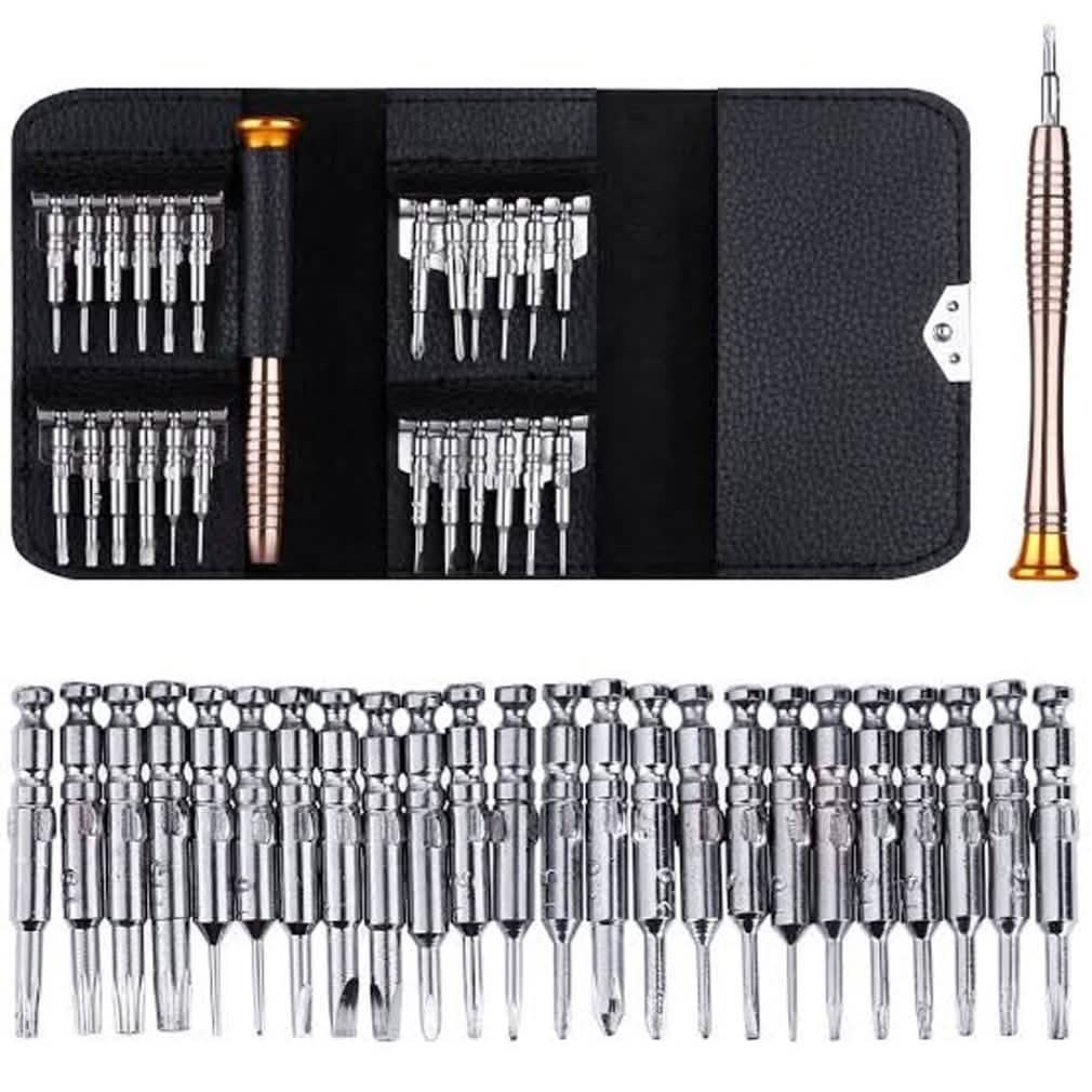 25-in-1 Multi-Purpose Precision Screwdriver Wallet Kit Repair Tools Home Improvement - Tophatter Daily Deals