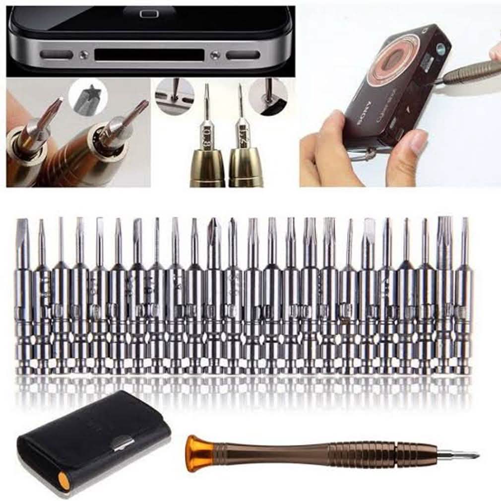 25-in-1 Multi-Purpose Precision Screwdriver Wallet Kit Repair Tools Home Improvement - Tophatter Daily Deals