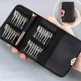 25-in-1 Multi-Purpose Precision Screwdriver Wallet Kit Repair Tools Home Improvement - Tophatter Daily Deals