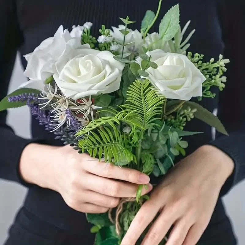 25-Pieces: Floroom Artificial Flowers Furniture & Decor - Tophatter Daily Deals