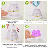 250 ML Cool Mist Humidifier with 7 Color Changeable LED Lights Health & Wellness - Tophatter Daily Deals