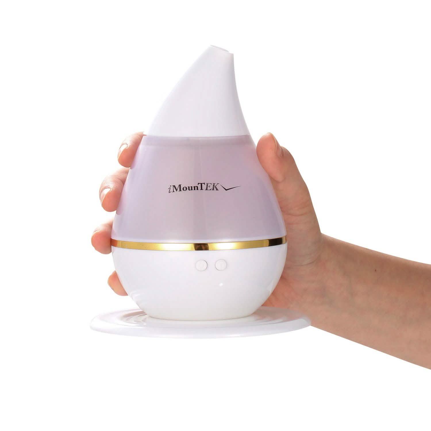 250 ML Cool Mist Humidifier with 7 Color Changeable LED Lights Health & Wellness - Tophatter Daily Deals