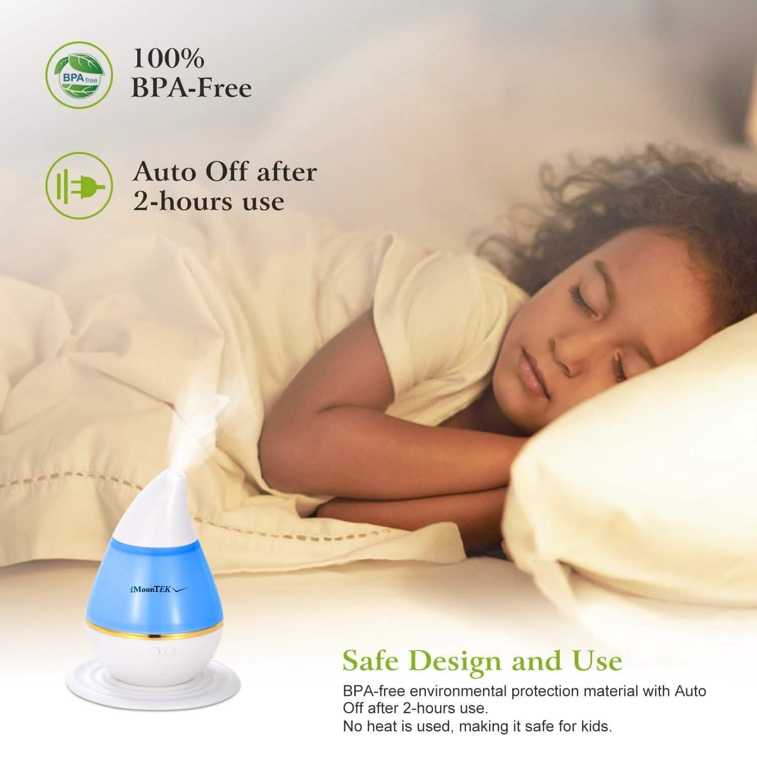 250 ML Cool Mist Humidifier with 7 Color Changeable LED Lights Health & Wellness - Tophatter Daily Deals