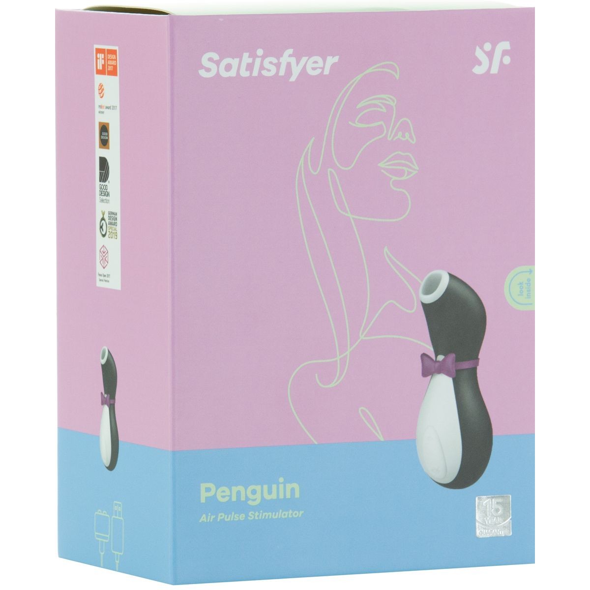 Satisfyer Pro Penguin Next Generation Clitoral Stimulator in Tuxedo Clitoral Stimulator - Tophatter Daily Deals