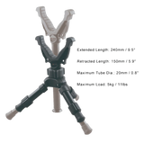ROKSTAD RSGR-06 SHOOTING TRIPOD - 24CM V-MOUNT - Tophatter's Army Deals OPTICS & SCOPES - Tophatter Daily Deals
