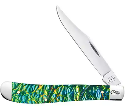 Case Slimline Trapper - Black Sea Dichrolam - 25120 Traditional Knives - Tophatter Daily Deals
