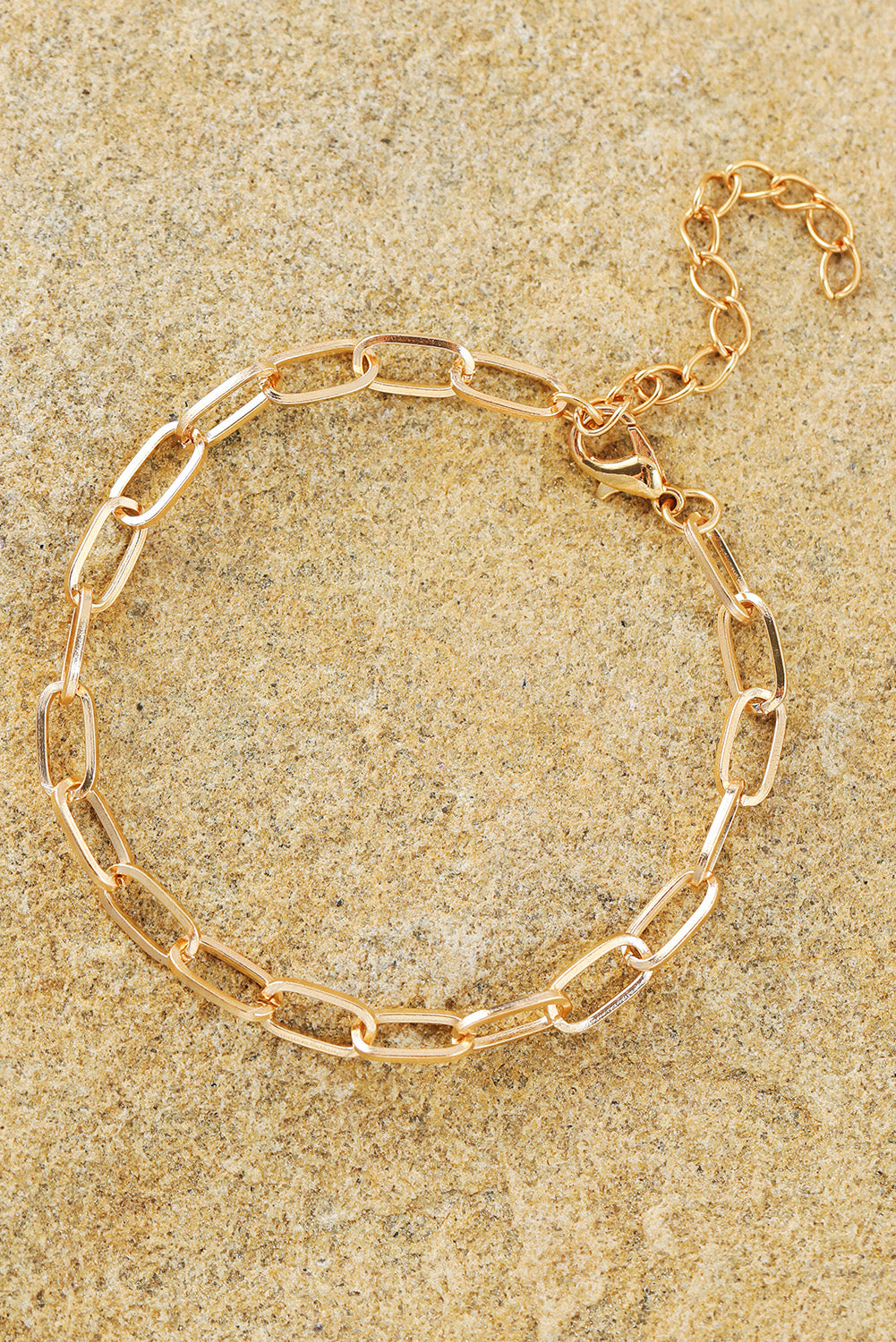 Gold Multi Layered Adjustable Chain Bracelet Set Bracelets - Tophatter Daily Deals