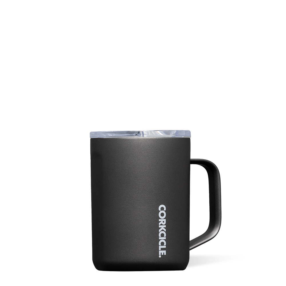 Pure Taste Mug by CORKCICLE. 16oz Ceramic Slate Grey Coffee Mug - Tophatter Daily Deals