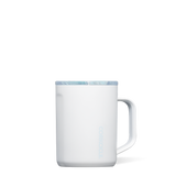 Pure Taste Mug by CORKCICLE. 16oz Ceramic White Powder Blue Coffee Mug - Tophatter Daily Deals