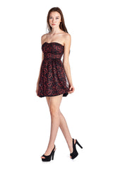 Women's Floral Lace Dress Red 10 Dresses / Mini - Tophatter Daily Deals