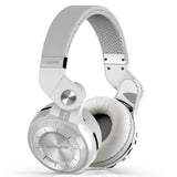 Bluetooth Headset Card Plug-in Iine Subwoofer Headset White 0 - Tophatter Daily Deals