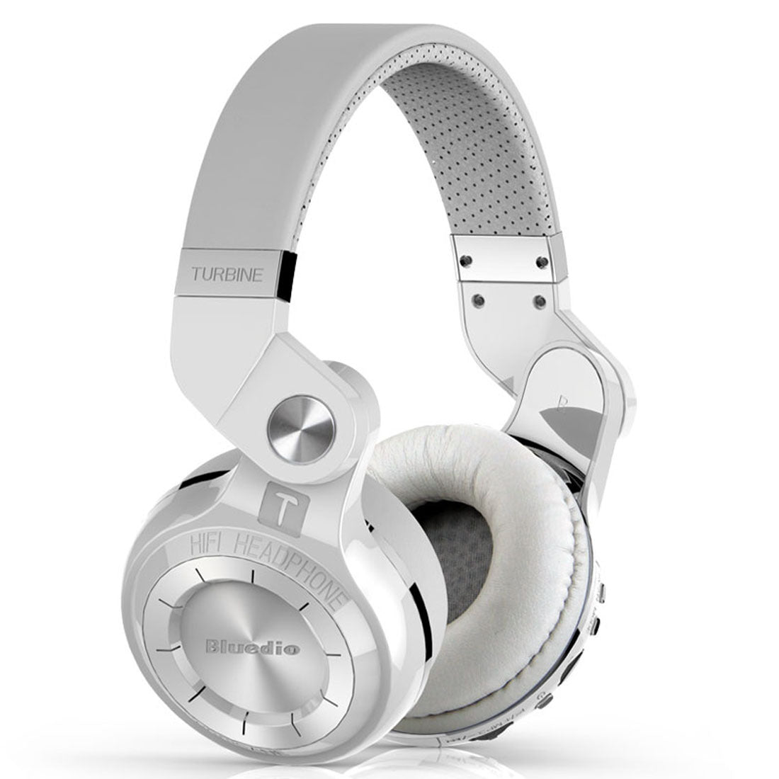 Bluetooth Headset Card Plug-in Iine Subwoofer Headset White 0 - Tophatter Daily Deals