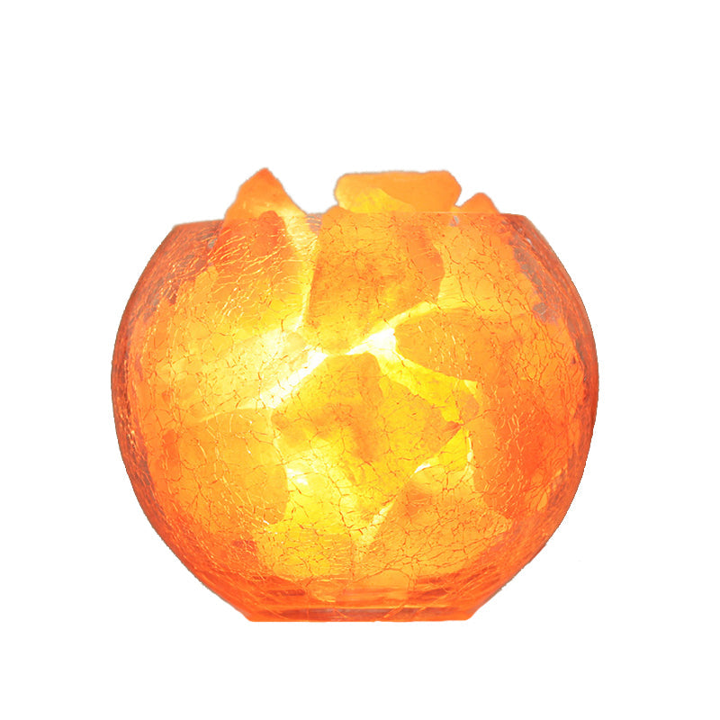 Bedroom bedside table lamp crystal salt lamp 0 - Tophatter Daily Deals