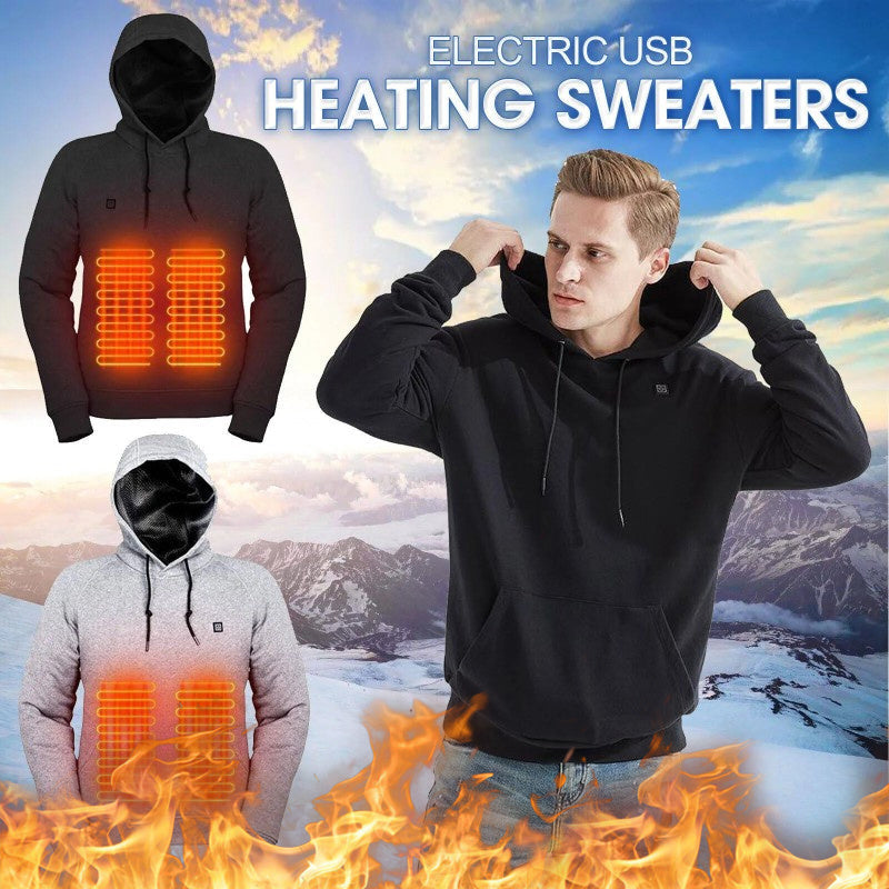 2024 New Outdoor Electric USB Heating Jacket 0 - Tophatter Daily Deals