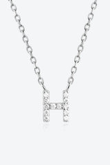 G To K Zircon 925 Sterling Silver Necklace Necklaces - Tophatter Daily Deals
