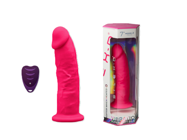 Silexd Model 2 (Pink) 7 Inch Realistic Dildo – Vibrating Dildo > Vibrators > Realistic Vibrators - Tophatter Daily Deals