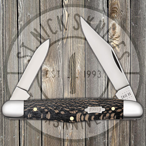 Case Half Whittler - Black Sycamore Wood - 25571 Traditional Knives - Tophatter Daily Deals