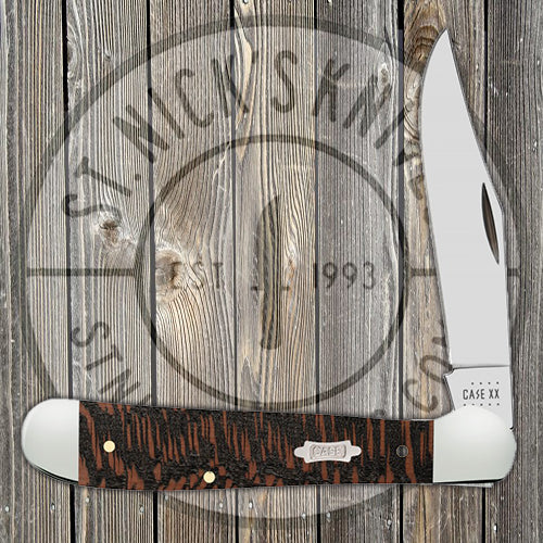 Case Copperhead - Black Sycamore Wood - 25572 Traditional Knives - Tophatter Daily Deals