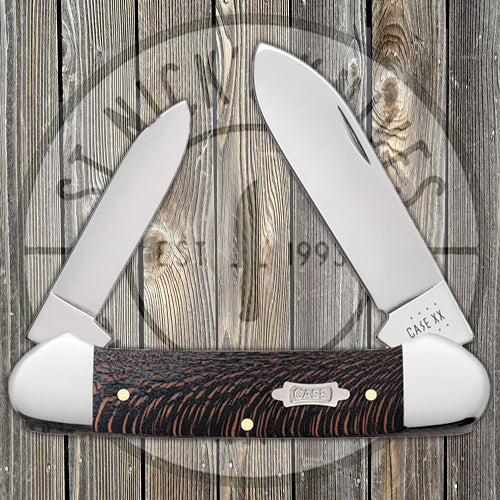 Case Canoe - Black Sycamore Wood - 25574 Traditional Knives - Tophatter Daily Deals