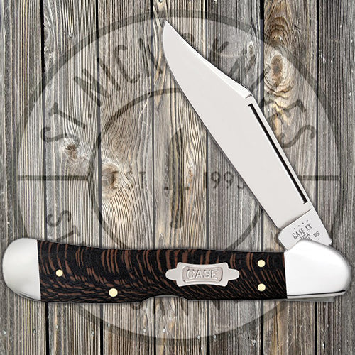 Case Copperlock - Black Sycamore Wood - 25576 Traditional Knives - Tophatter Daily Deals