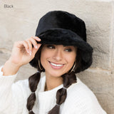 Plush Fur Bucket Hat Black Hats - Tophatter Daily Deals
