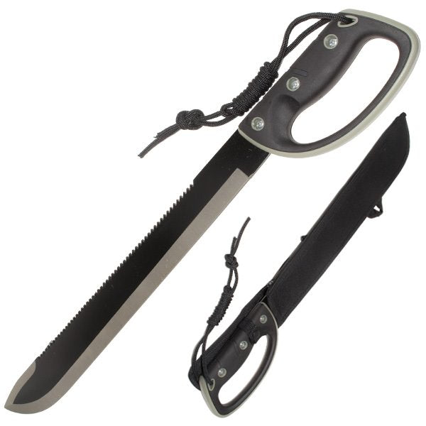 23 Inch Jungle Machete Enclosed Handle - TOPHATTER'S ARMORY DEALS Collectible Weapons - Tophatter Daily Deals