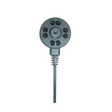 130W night vision camera, wired camera, home surveillance Black 0 - Tophatter Daily Deals