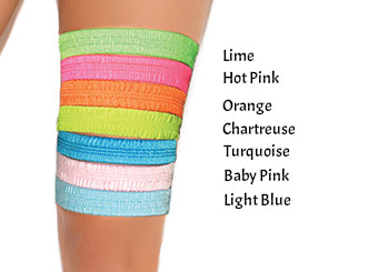 Lycra Garter Light Blue Garters - Tophatter Daily Deals