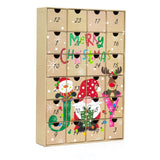 Fill Your Own Christmas Advent Calendar | Large Reusable Advent Calendar 38x26cm Advent Calendar - Tophatter Daily Deals