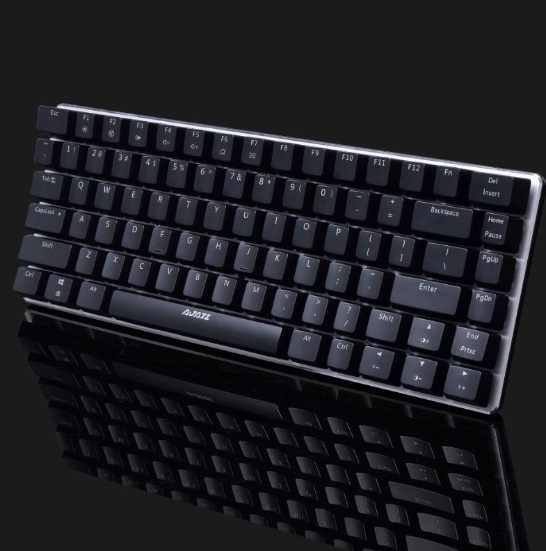 Black AK33rgb mechanical keyboard game keyboard desktop notebook full key no rush to eat chicken artifact keyboard Green axis 0 - Tophatter Daily Deals