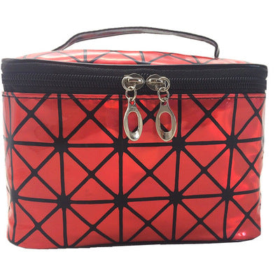 3D laser cosmetic bag Red 0 - Tophatter Daily Deals
