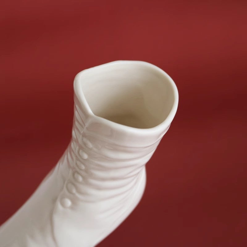 High Heel Ceramic Vase - Tophatter Daily Deals